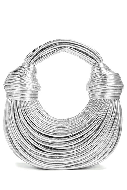 Bolso con forma de fideos