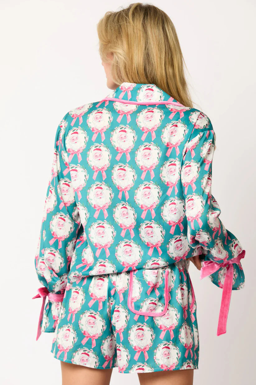Conjunto de pijama corto con personajes navideños Sprint