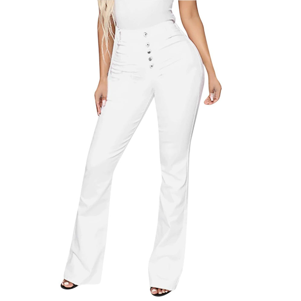 Women's Stretchy High-waisted Bootcut Flare Jeans | Great for Everyday Wear