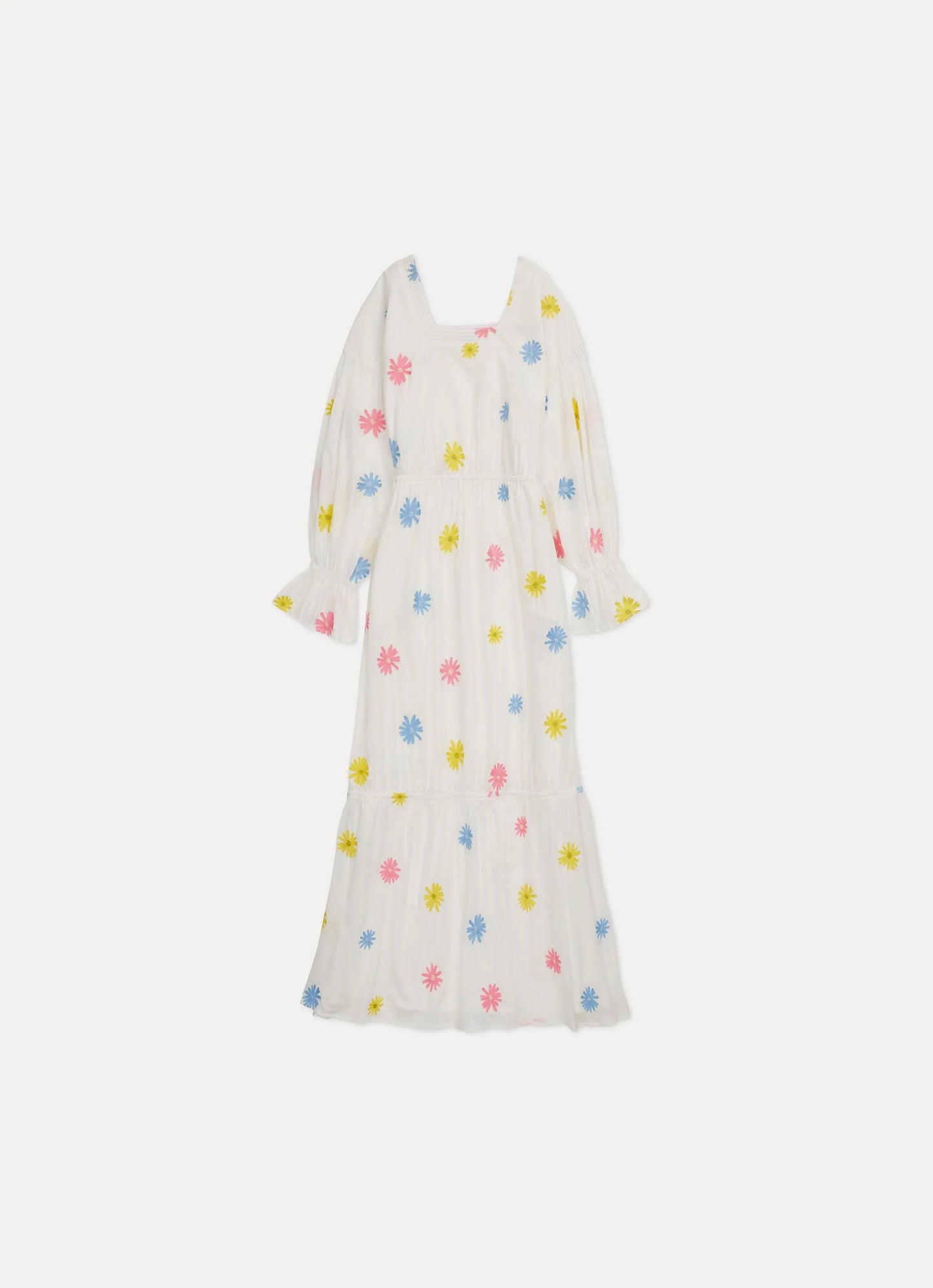 Women New Summer Casual Elegant Cotton Embroidered Regular Dress