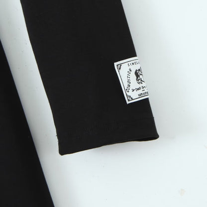 Spring Summer Autumn Elegant Graceful Tencel Blended Knitted Front Chest Embroidered Elastic Dress