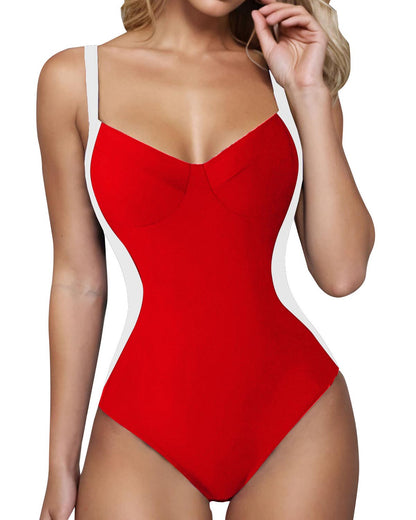 Slingback Underwire Body-Shaping Swimsuit