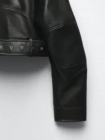 Vintage Belted Short Jacket