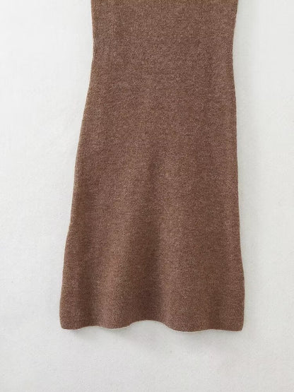 Winter Women Clothing Solid Color Slim Fit Slimming Spaghetti Straps Vest
