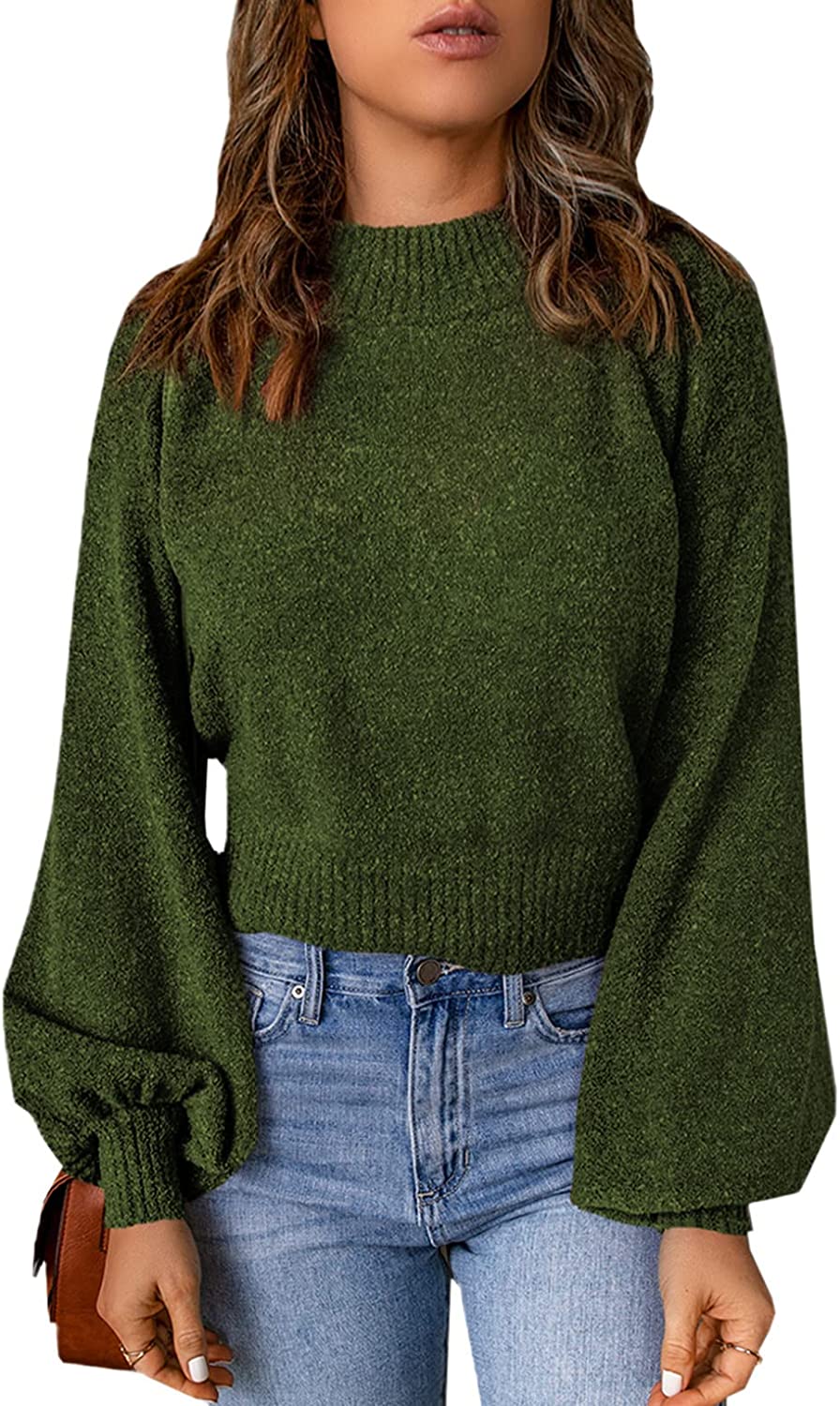 Women's Loose Knitted Jumper with Batwing Sleeves | Ideal for Autumn/Winter