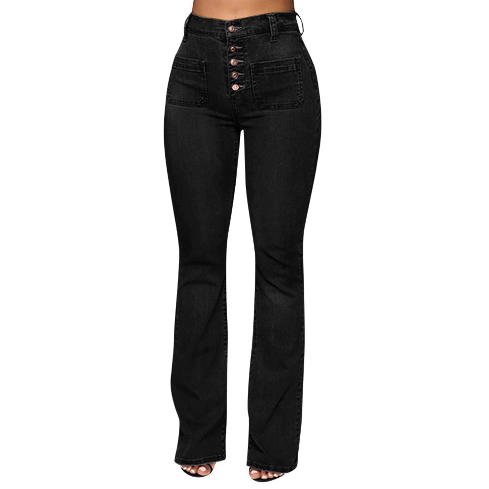 Women's Stretchy High-waisted Bootcut Flare Jeans | Great for Everyday Wear
