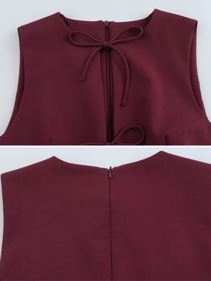 Amara Bow Mini Dress