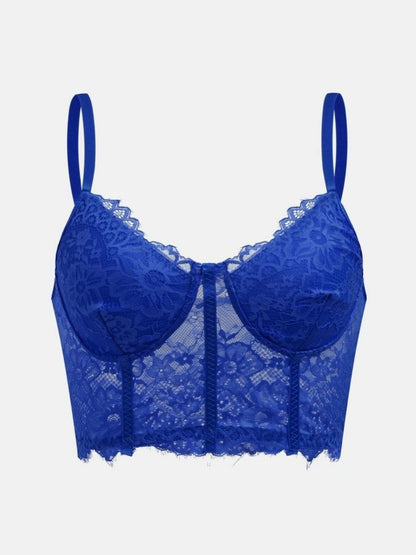 Lace Patchwork Perspective Jacquard Tank Tops&Camis