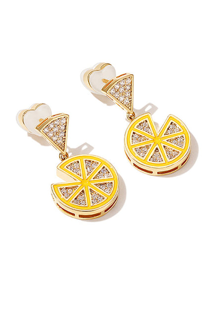 Lemon Slice Earrings