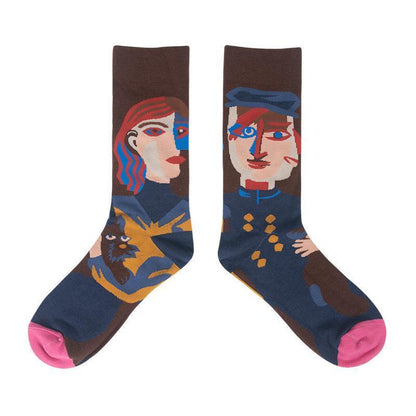 Winter New Creative Pattern Socks