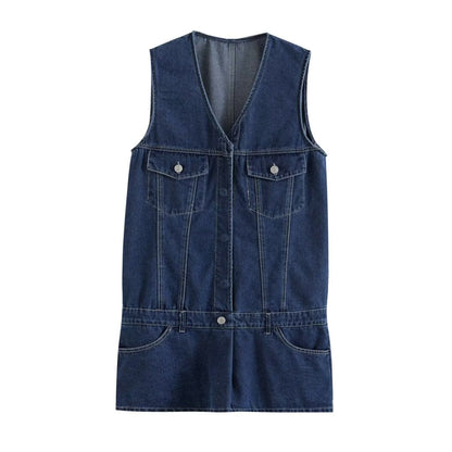 Spring Women Clothing Casual Cowboy Siamese Culottes