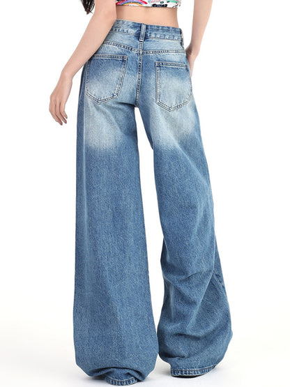 Thin Washed Loose Slimming Boyfriend Jeans