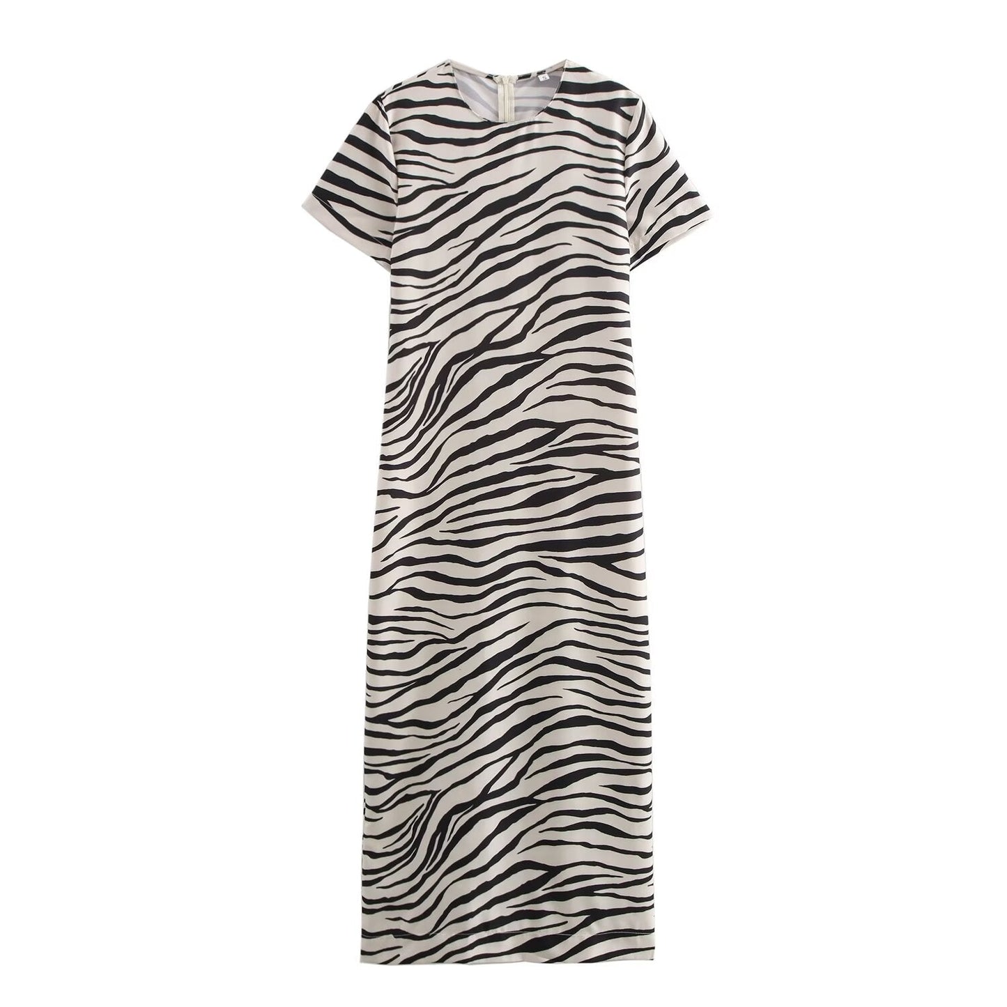 Autumn Women Clothing Graceful Fashionable Animal Print Dress