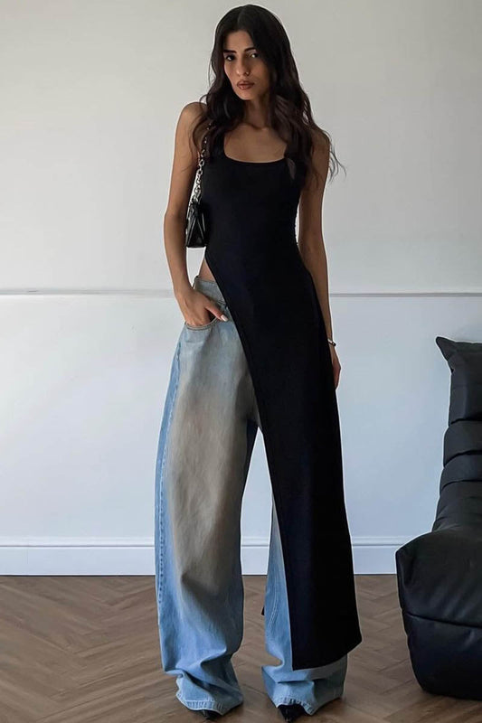 Urban Muse Slit Bodycon Dress