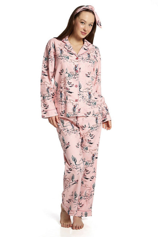Conjunto de pijama con estampado del desierto occidental