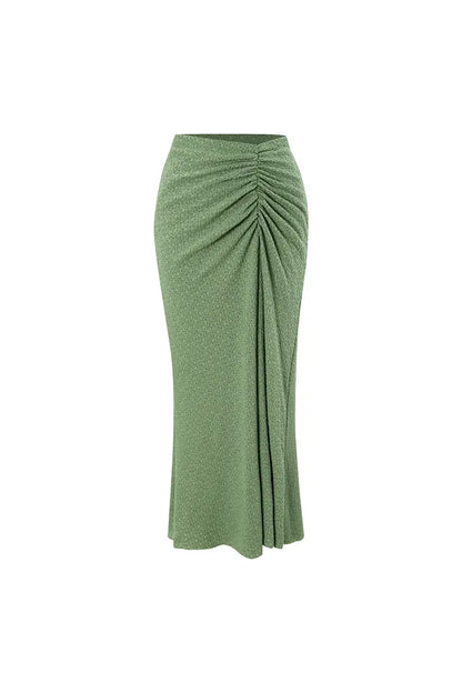 Conjunto de bikini bohemio verde salvia para mujer