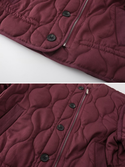 Declan Quilted Drawstring Jacket