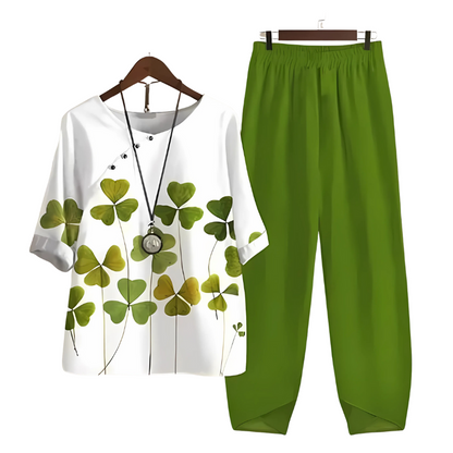 Jemima - Elegante conjunto de dos piezas para mujer | Lino de estilo moderno