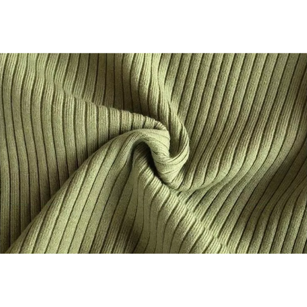Elegante jersey de punto de cuello alto para mujer con botón y abertura | Ideal para otoño/invierno