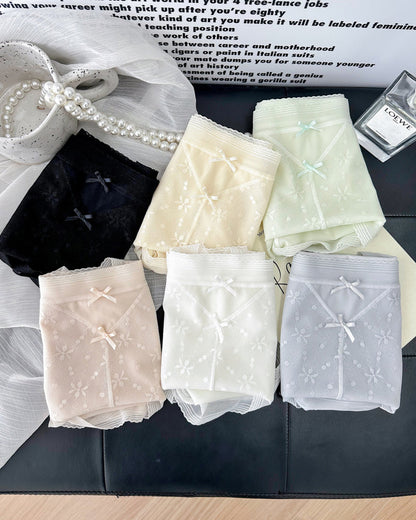 Lace Quick-Drying Mid-Waist Breathable