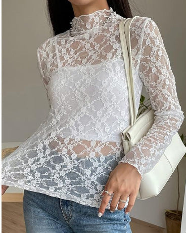Lace Bottoming Shirt