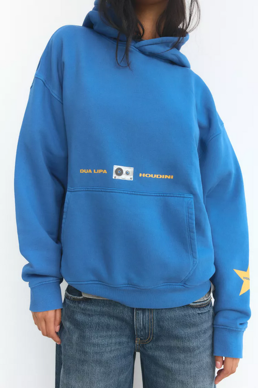 French Casual Loose Idle Sense Letter Graphic Printed Hooded Long Sleeve Sweatshirt