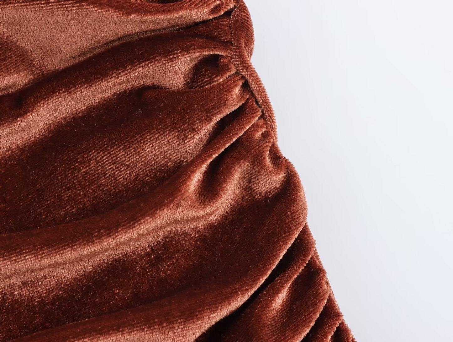 Fall Women Clothing Sling Pleated Midi Dress