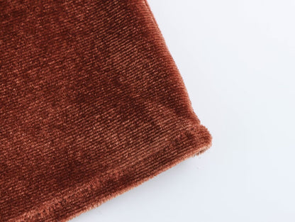 Fall Women Clothing Sling Pleated Midi Dress