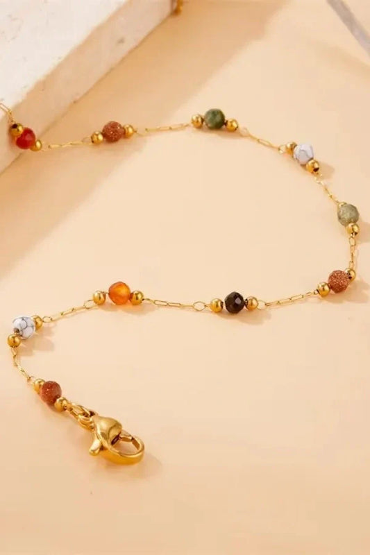 Minerva Rainbow Beaded Bracelet