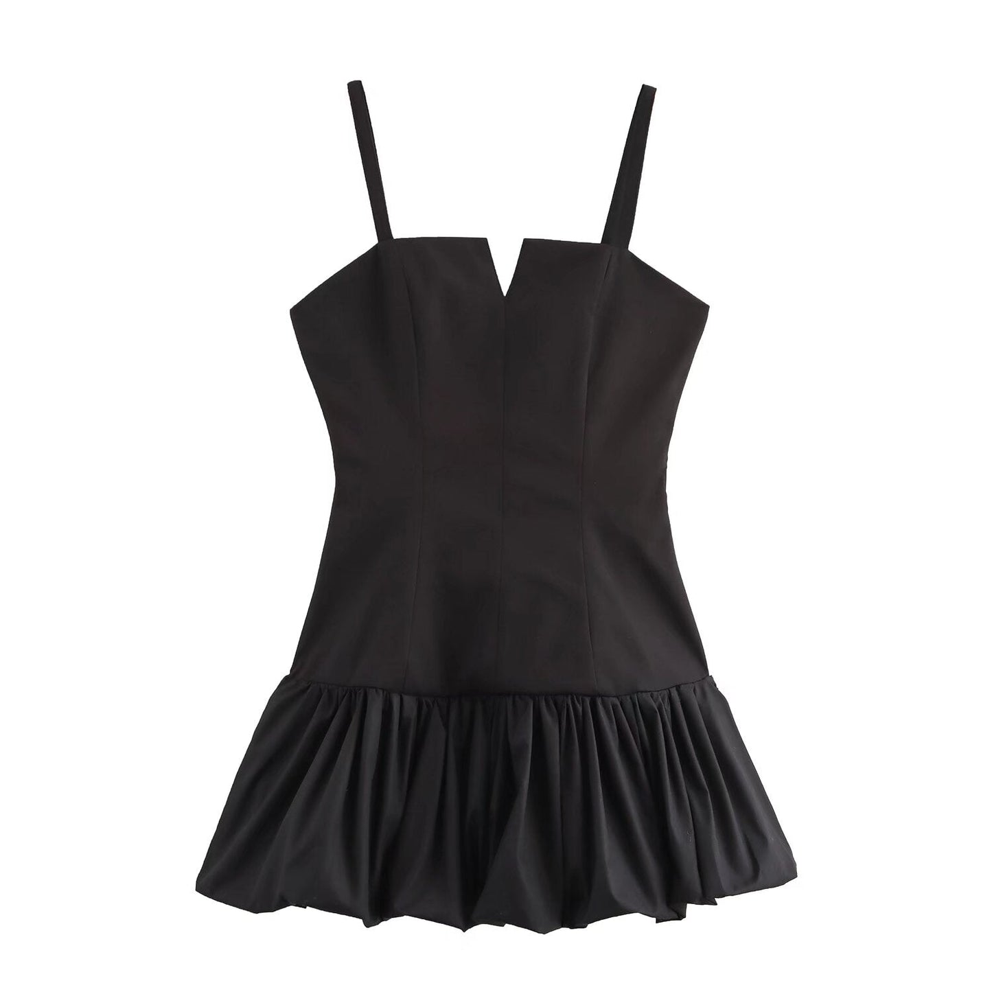 Winter Women Sling Stitching Dress