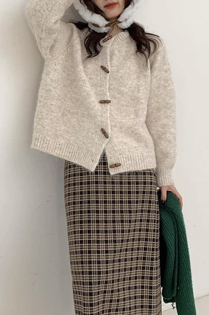 Relaxed Toggle Cardigan