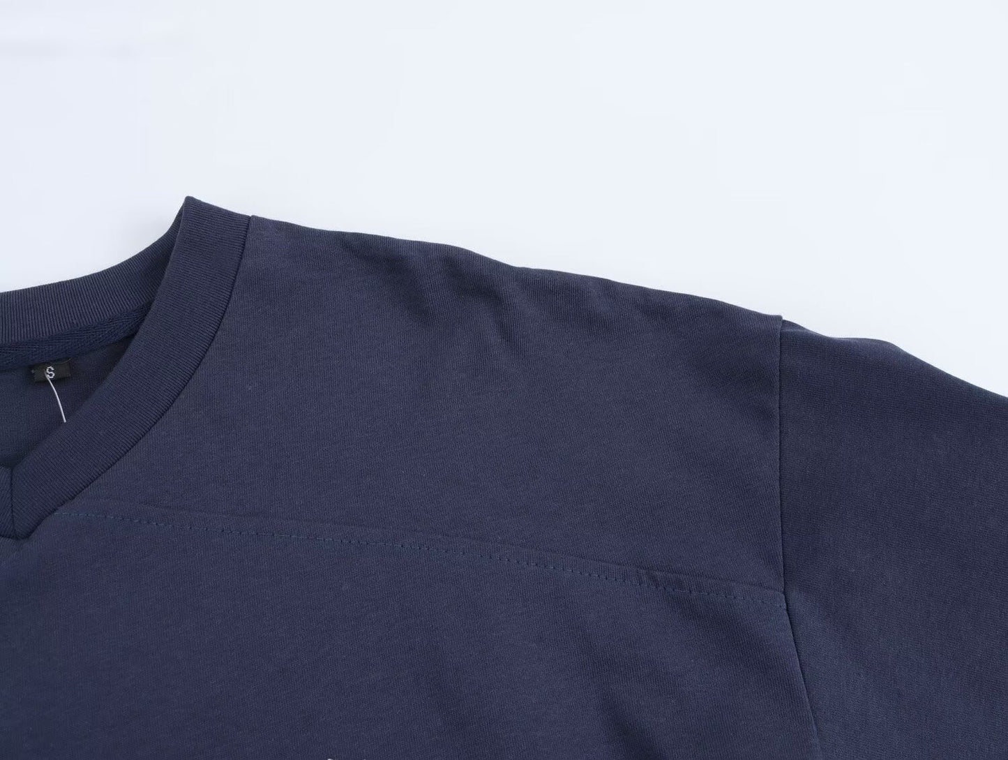 Spring Women Clothing Stylish Simple Loose V neck T shirt