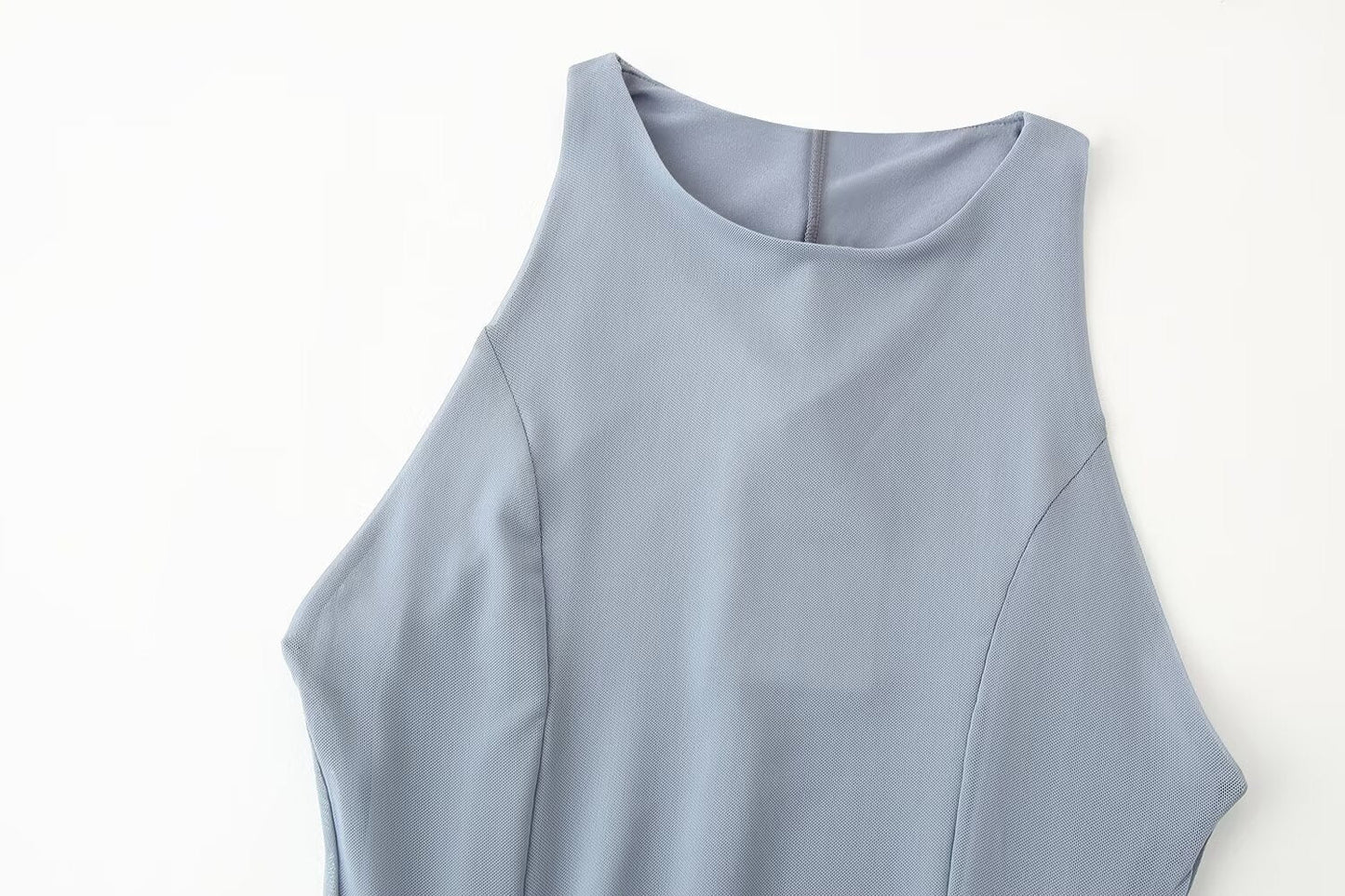 Women Slim Fit Wide Hem Silk Net Midi Dress