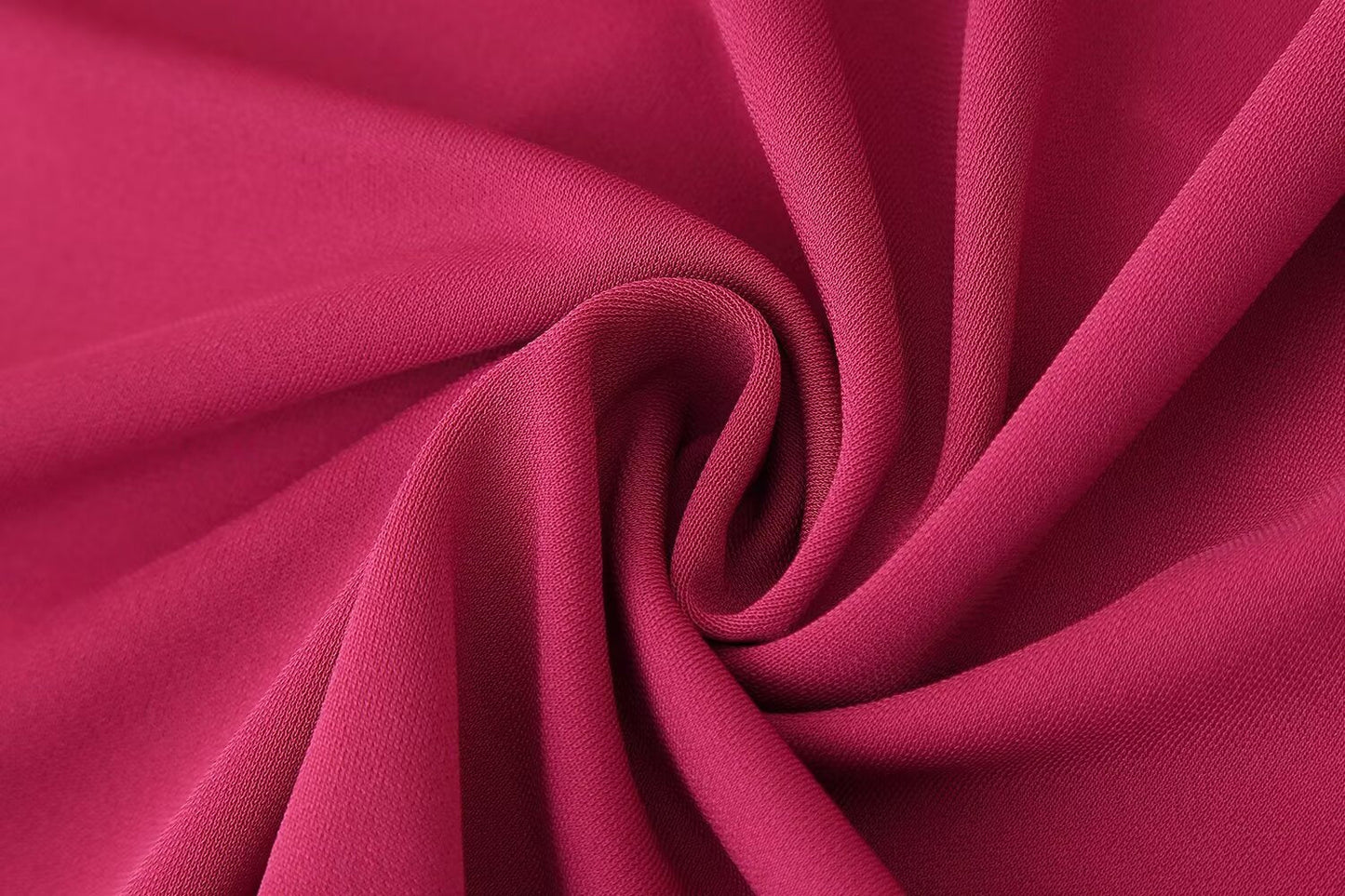Women Clothing Spring Elegant High Grade Rose Red Dress