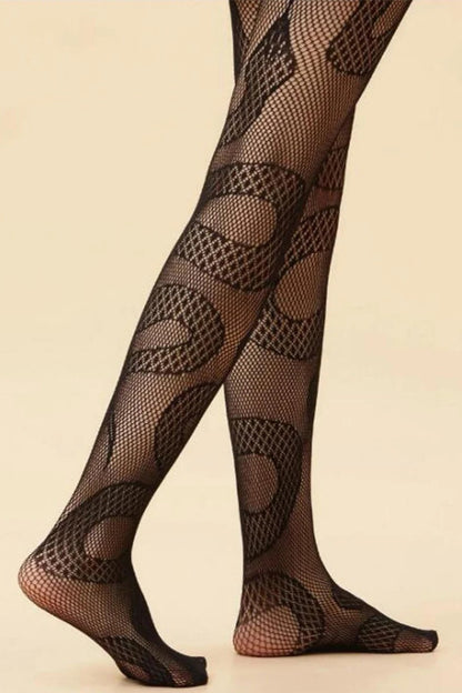 Sexy Snake Pattern Punk Fishnet Socks