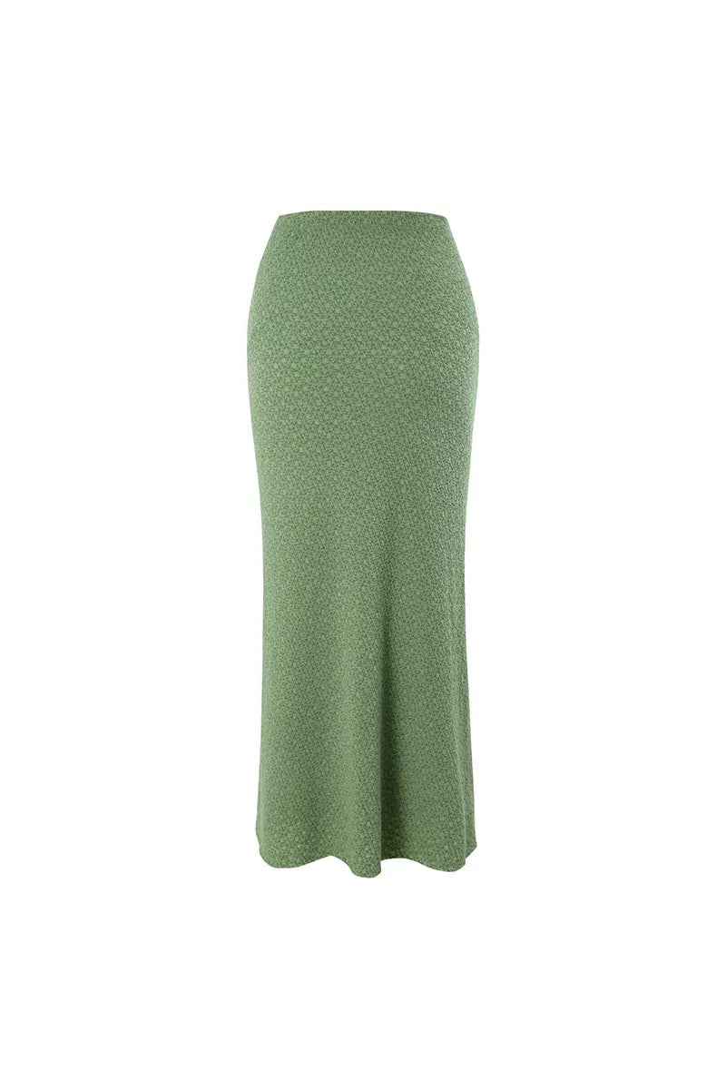 Conjunto de bikini bohemio verde salvia para mujer