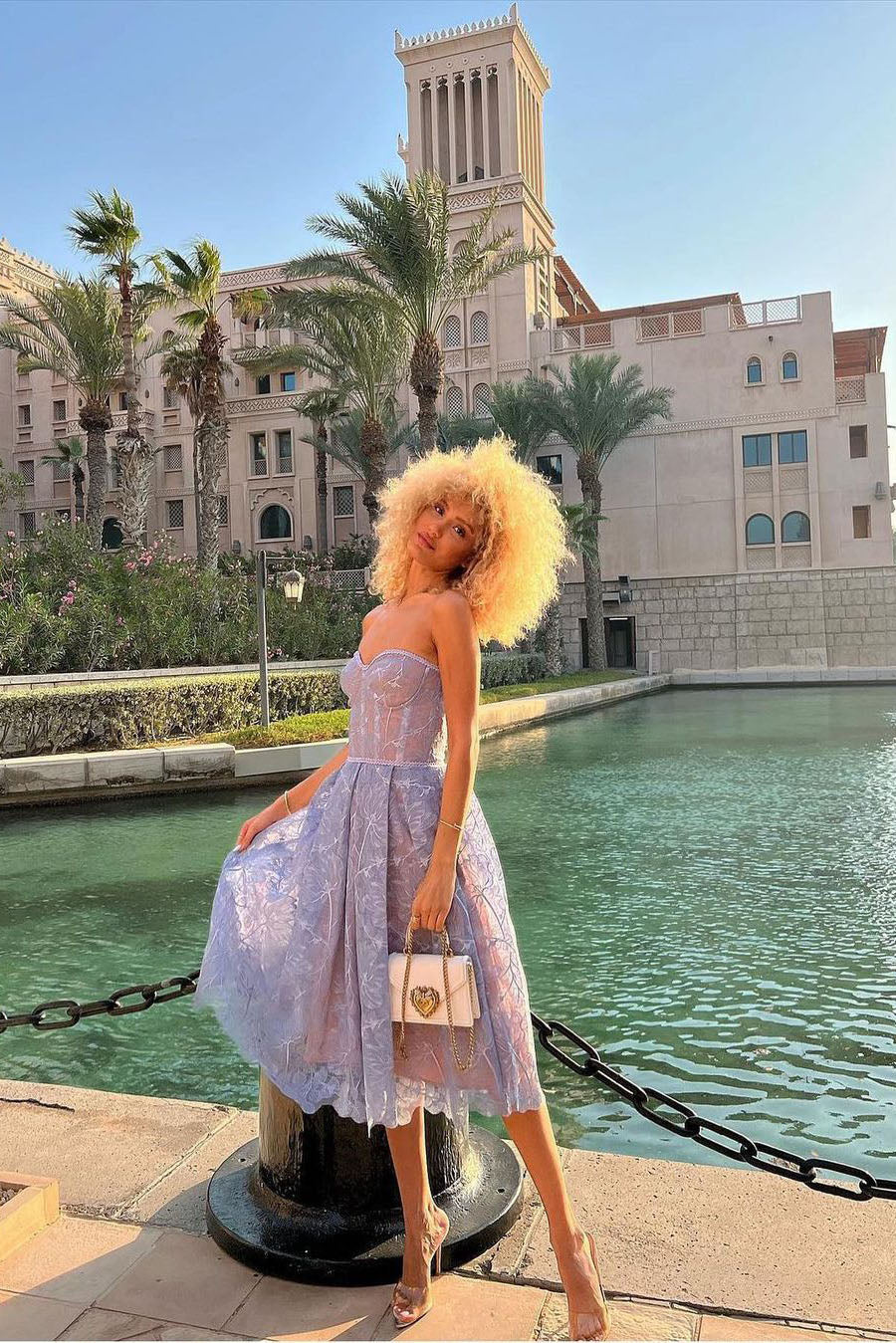 Romantic Summer Strapless Midi Dress