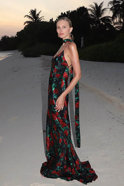 Susurros de primavera – Vestido floral con cuello en V