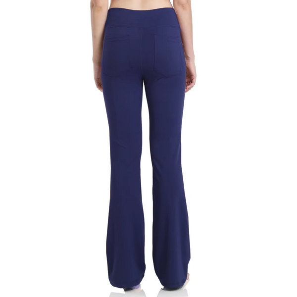 Women's Practical High Waisted Flared Trousers with Phone Pocket | Great for Everyday Wear