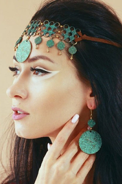 Nepalese Vintage Necklace and Earring Set