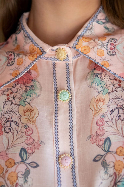 The Exclusive Patterned Shirt Dress – Belted Silhouette
