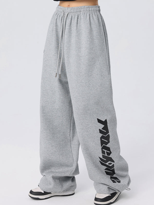 Lettering Loose Sweatpants