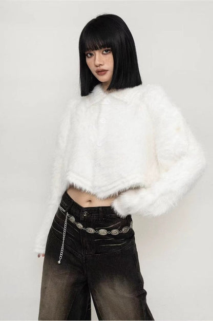 Sexy Short Knit Sweater