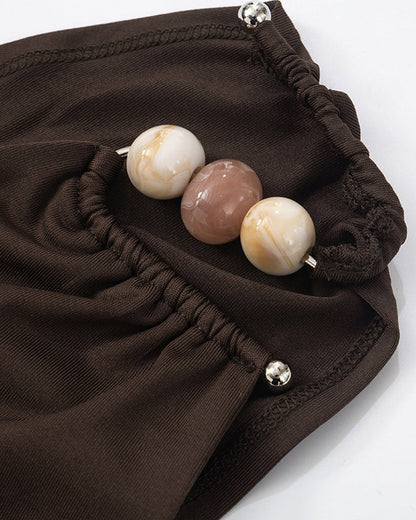 Sexy One Shoulder Navel Vest T-Shirt