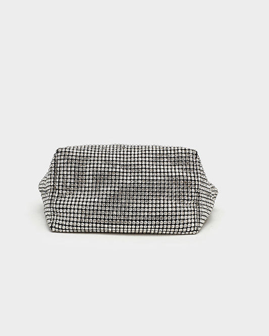 Fully Diamond A-Grade Rhinestone Knot Bag