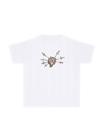 Retro Print Short Sleeve Tee