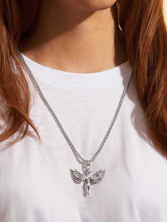 Angel Charm Necklace for Women