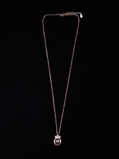 1pc Rhinestone Decor Pendant Necklace for Women