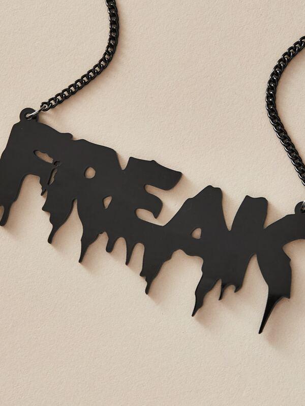 1pc Letter Charm Necklace for Women