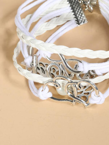 Heart Letter Layered Bracelet for Women